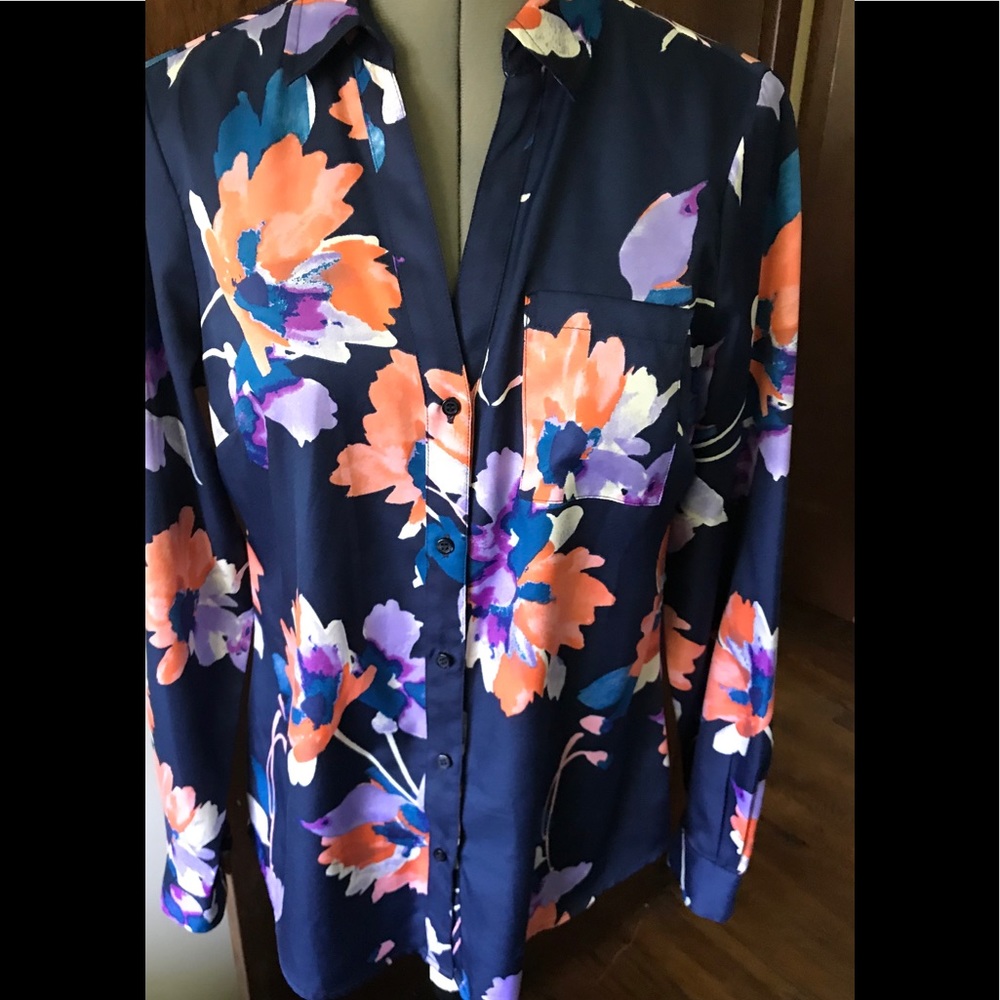 Flowered blouse